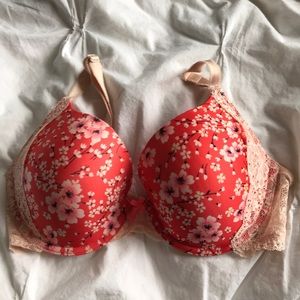 Victoria’s Secret flora orange bra